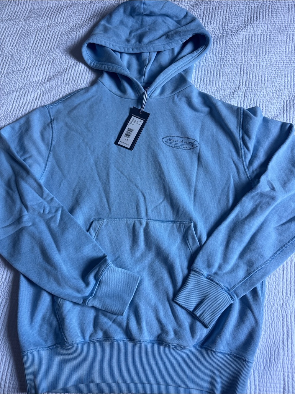 Vineyard Vines Men's Sky Blue Pullover Hoodie